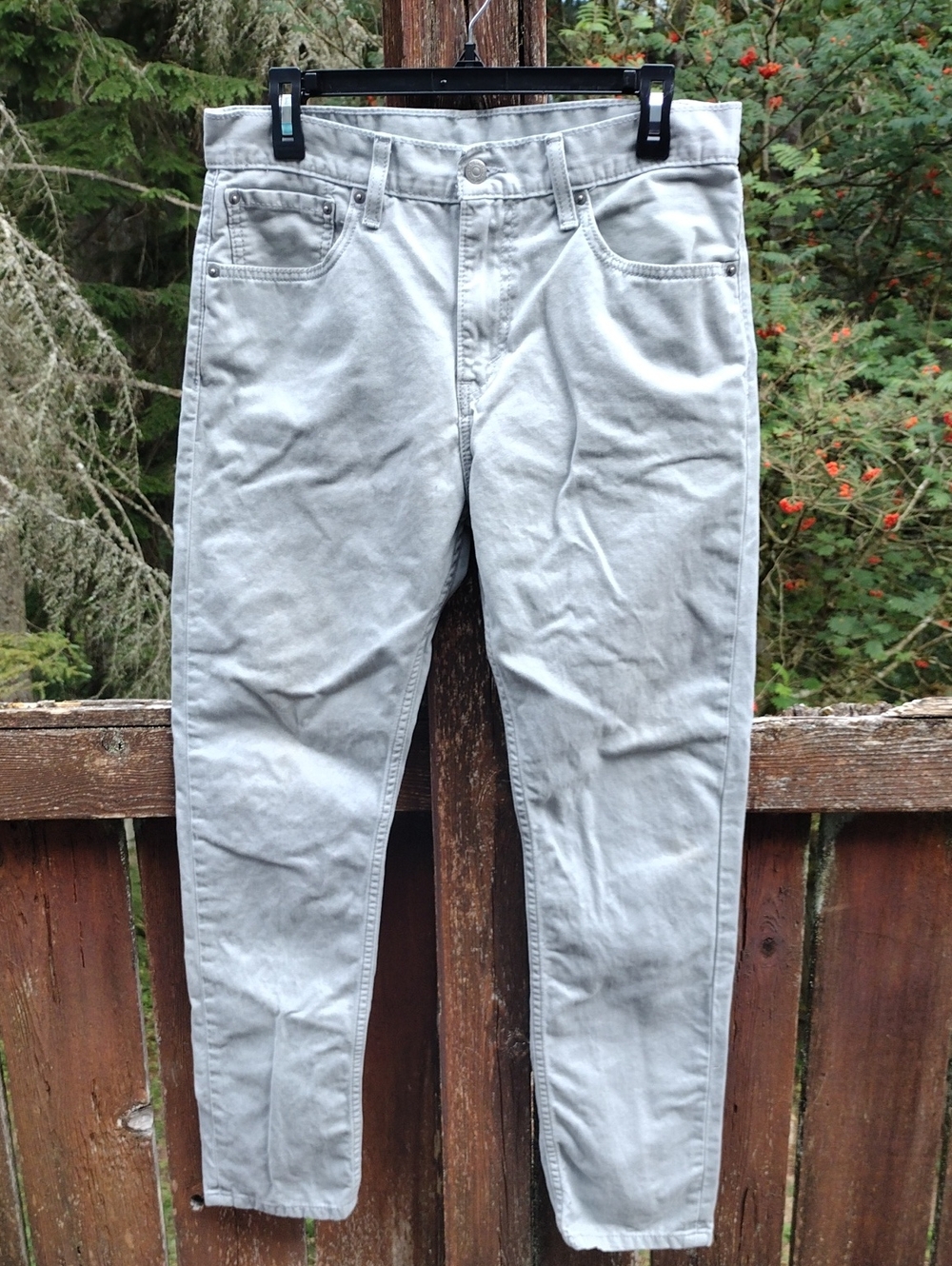 Levis 508,Size 31/30,Men's Light Gray Classic Fit Jeans